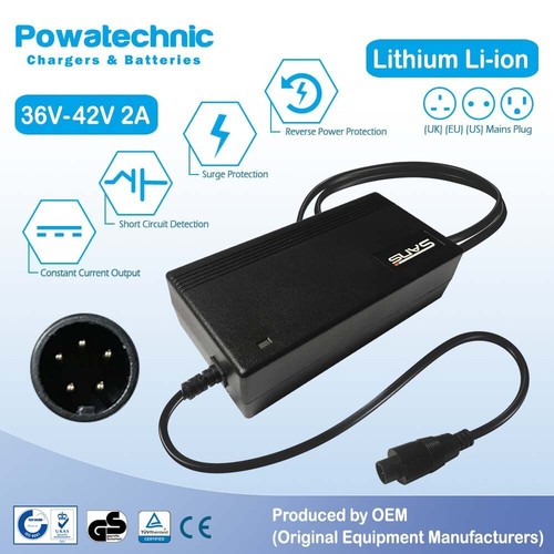 42v pin charger for - 5-pin,